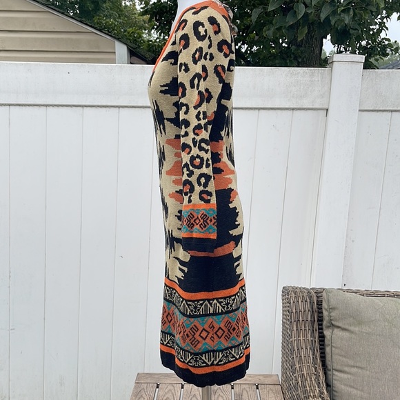 GUC Flying Tomato Knit Mini Aztec Dress Size M - Picture 13 of 16